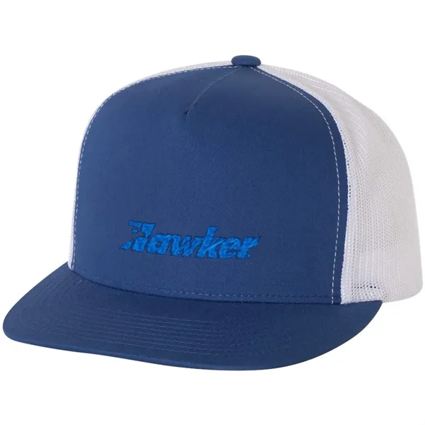 YUPOONG-CLASSIC FLAT BILL TRUCKER CAP - YUPOONG-CLASSIC FLAT BILL TRUCKER CAP - Image 49 of 53