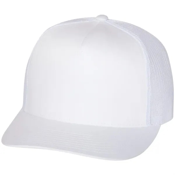 YUPOONG-CLASSIC FLAT BILL TRUCKER CAP - YUPOONG-CLASSIC FLAT BILL TRUCKER CAP - Image 52 of 53