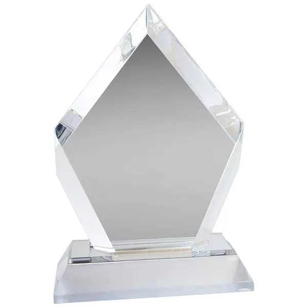 6" Prismatic Frosted Base Diamond Acrylic Award - 6" Prismatic Frosted Base Diamond Acrylic Award - Image 3 of 3