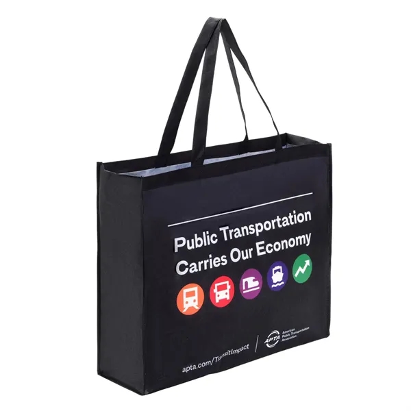 Rock'it 3-Day Sublimated PET Non-Woven Grocery Tote Bag - Rock'it 3-Day Sublimated PET Non-Woven Grocery Tote Bag - Image 1 of 1