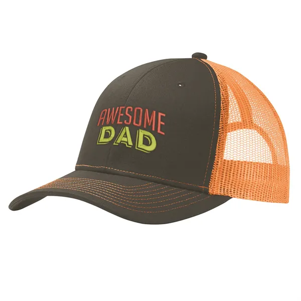 PORT AUTHORITY SNAPBACK TRUCKER CAP - PORT AUTHORITY SNAPBACK TRUCKER CAP - Image 0 of 32