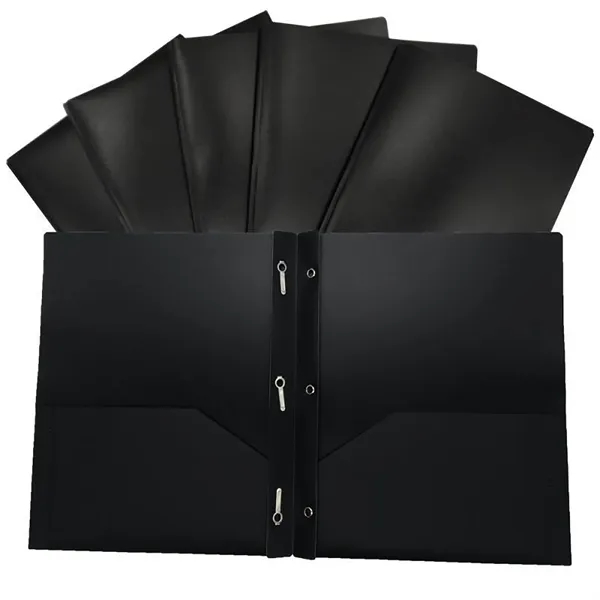 Plastic Folders with Pockets and Prong - Plastic Folders with Pockets and Prong - Image 1 of 2