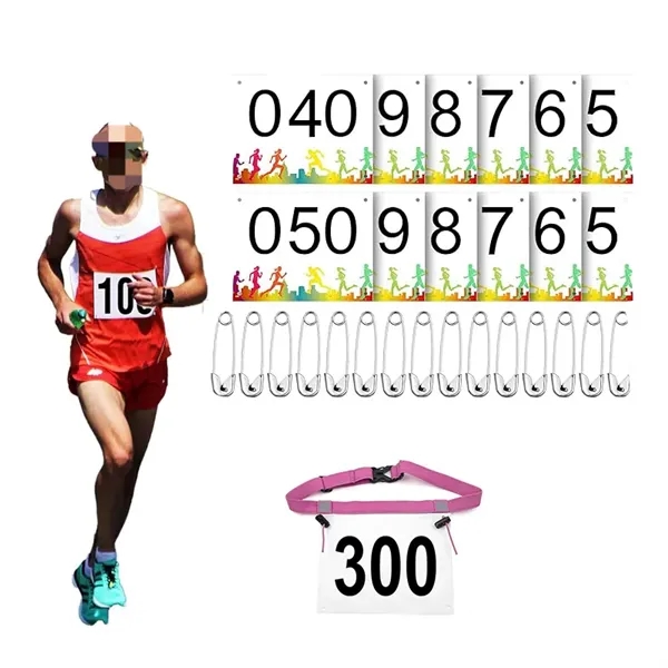 Marathon track and field number bib dupont paper - Marathon track and field number bib dupont paper - Image 4 of 5