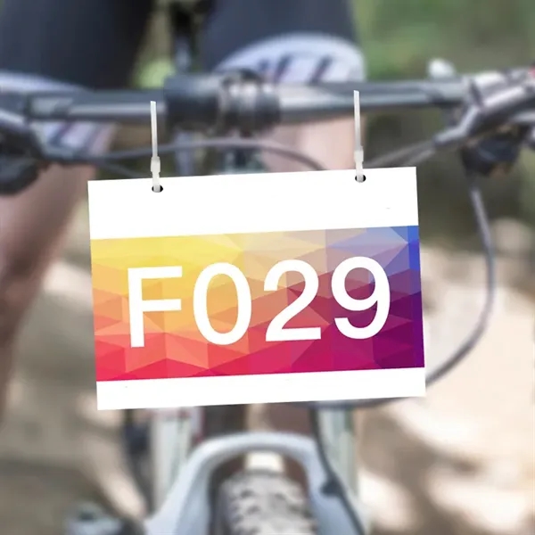 Marathon track and field number bib dupont paper - Marathon track and field number bib dupont paper - Image 5 of 5