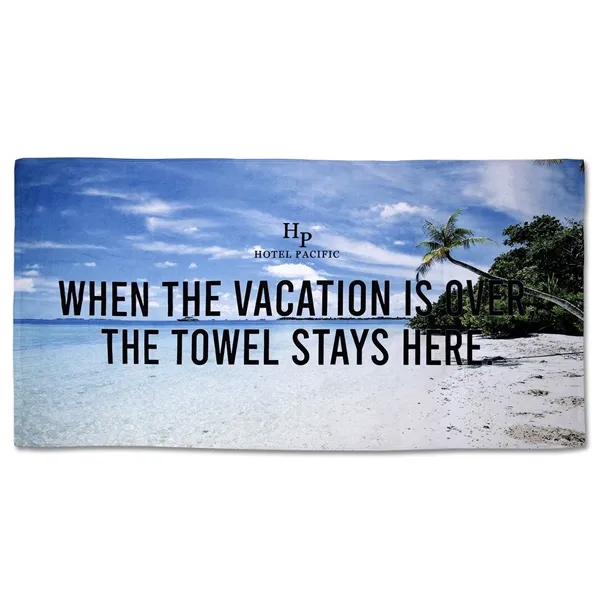 Dye Sublimated Standard Beach Towel - Dye Sublimated Standard Beach Towel - Image 0 of 1
