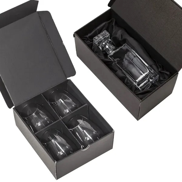 Custom Ashby Decanter & Redmond Stemless Wine