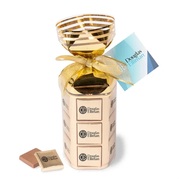 Custom Chocolate Foiled Squares Gift Boxes