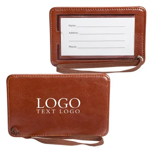 Travel Luggage Tag with Clear Window - Travel Luggage Tag with Clear Window - Image 6 of 9