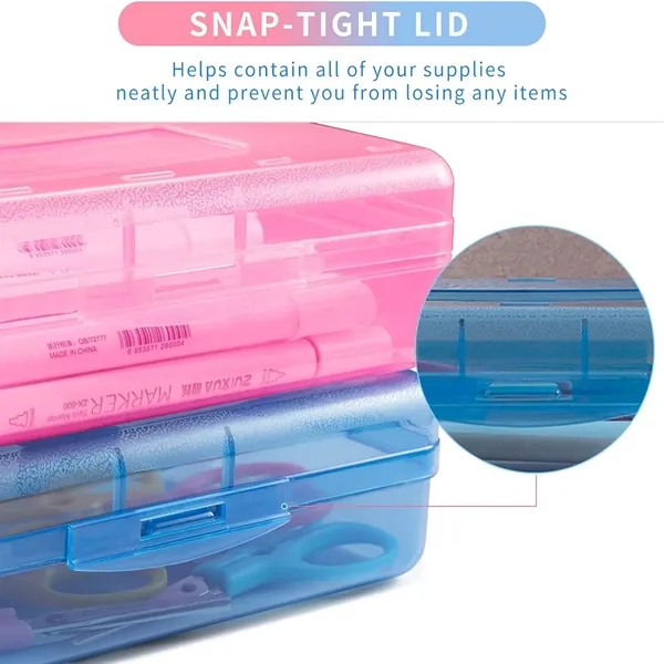 Clear Pencil Box - Clear Pencil Box - Image 3 of 6