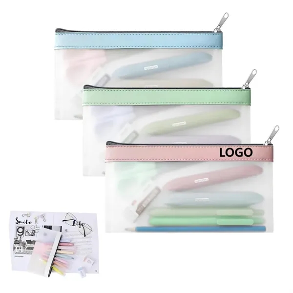 Clear Pencil Pouch Makeup - Clear Pencil Pouch Makeup - Image 0 of 5