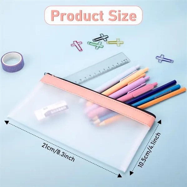 Clear Pencil Pouch Makeup - Clear Pencil Pouch Makeup - Image 1 of 5