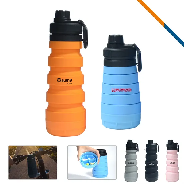 Dolic Collapsible Water Bottle - 25 OZ. - Dolic Collapsible Water Bottle - 25 OZ. - Image 0 of 7