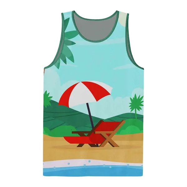 Summer Casual Novelty Sleeveless Top Tees Shirt - Summer Casual Novelty Sleeveless Top Tees Shirt - Image 2 of 6