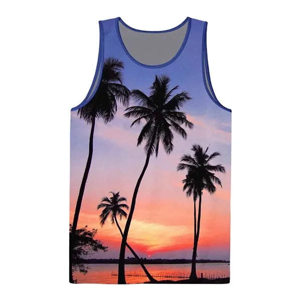 Summer Casual Novelty Sleeveless Top Tees Shirt - Summer Casual Novelty Sleeveless Top Tees Shirt - Image 6 of 6