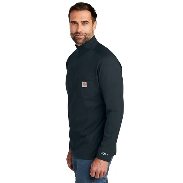 Carhartt Force 1/4-Zip Long Sleeve T-Shirt - Carhartt Force 1/4-Zip Long Sleeve T-Shirt - Image 20 of 20