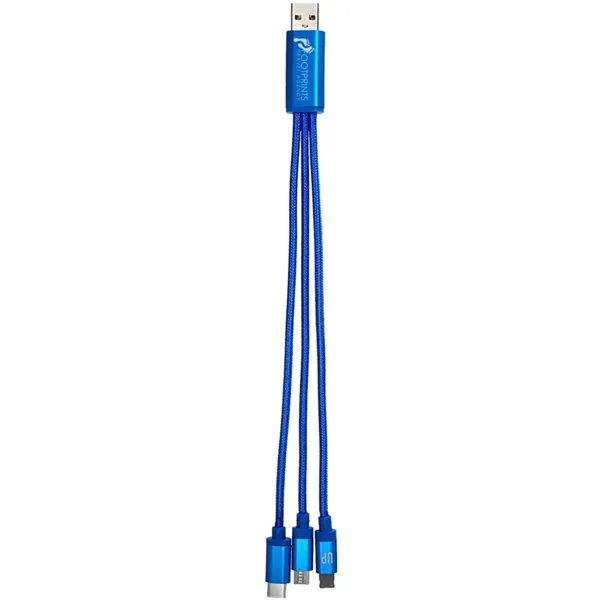 Metallic 3-in-1 Charging Cable - Metallic 3-in-1 Charging Cable - Image 2 of 7