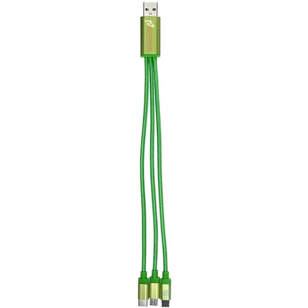 Metallic 3-in-1 Charging Cable - Metallic 3-in-1 Charging Cable - Image 4 of 7