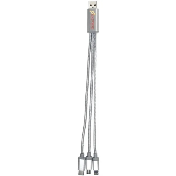 Metallic 3-in-1 Charging Cable - Metallic 3-in-1 Charging Cable - Image 7 of 7