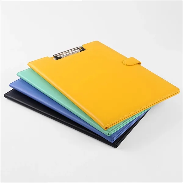 Multifunction PU Leather A4 File Folder - Multifunction PU Leather A4 File Folder - Image 2 of 10