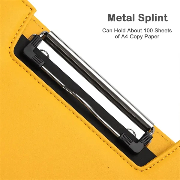 Multifunction PU Leather A4 File Folder - Multifunction PU Leather A4 File Folder - Image 4 of 10