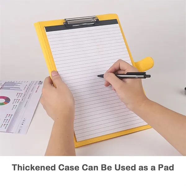 Multifunction PU Leather A4 File Folder - Multifunction PU Leather A4 File Folder - Image 5 of 10