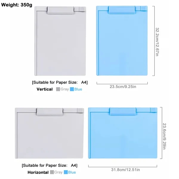 A4 Writing Board with Clip - A4 Writing Board with Clip - Image 4 of 6