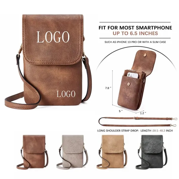 PU Leather Cell Phone Bag - PU Leather Cell Phone Bag - Image 0 of 11