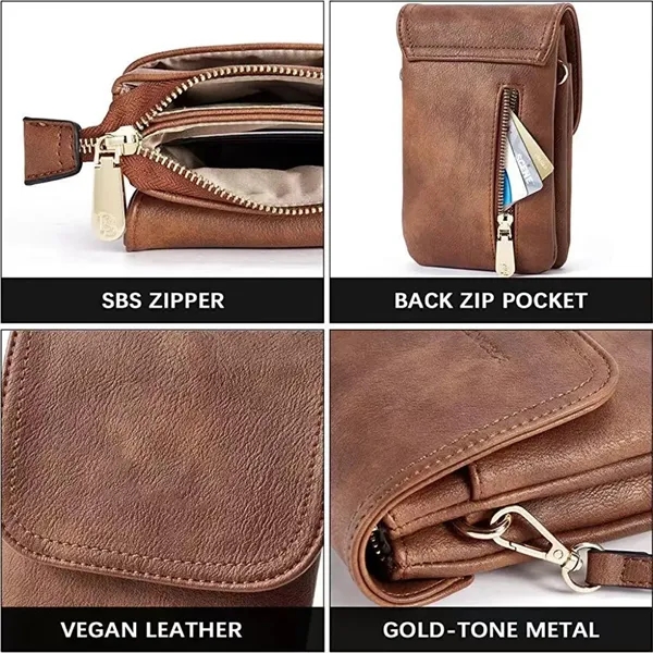 PU Leather Cell Phone Bag - PU Leather Cell Phone Bag - Image 5 of 11