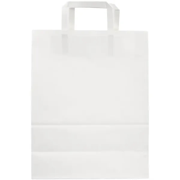 Large FSC Certified White Paper Bag - Large FSC Certified White Paper Bag - Image 1 of 1