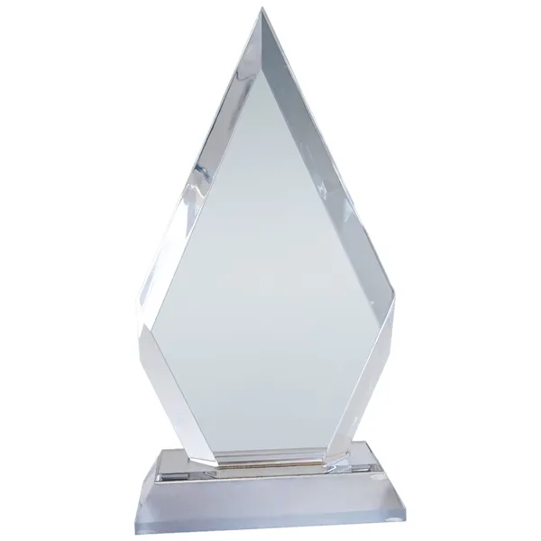 8" Golden Radiance Diamond Award with Frosted Base - 8" Golden Radiance Diamond Award with Frosted Base - Image 3 of 3