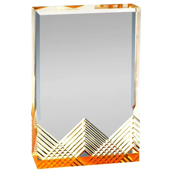 4.25" x 6" Gilded Apex Mirage Acrylic Award - 4.25" x 6" Gilded Apex Mirage Acrylic Award - Image 2 of 3