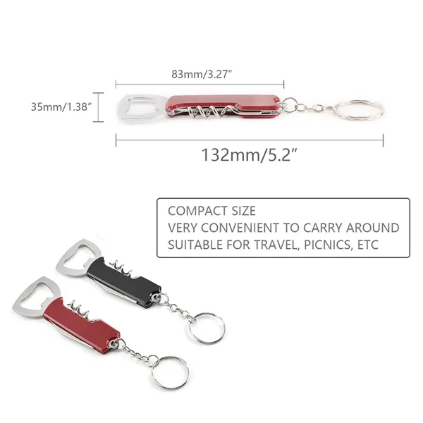 Multifunctional Bottle Opener Keychain - Multifunctional Bottle Opener Keychain - Image 2 of 5