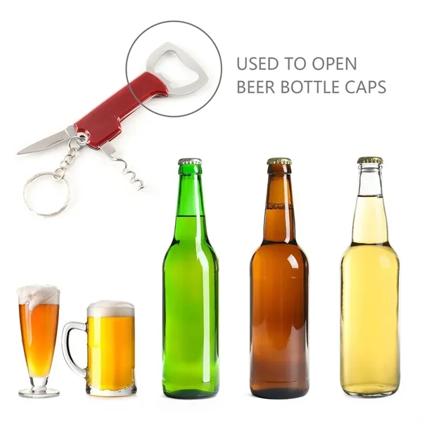 Multifunctional Bottle Opener Keychain - Multifunctional Bottle Opener Keychain - Image 4 of 5