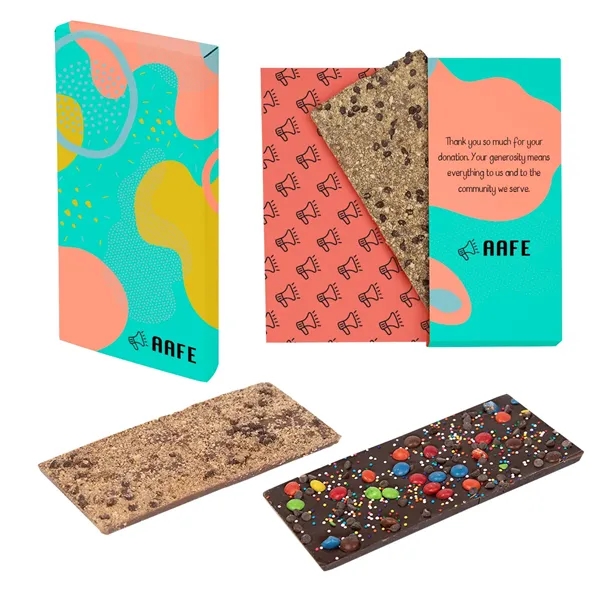 Gourmet Chocolate Bar In Card Box - Gourmet Chocolate Bar In Card Box - Image 1 of 4