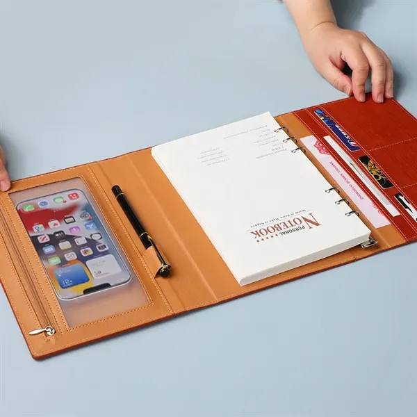 A5 Leather Notepad - A5 Leather Notepad - Image 2 of 5