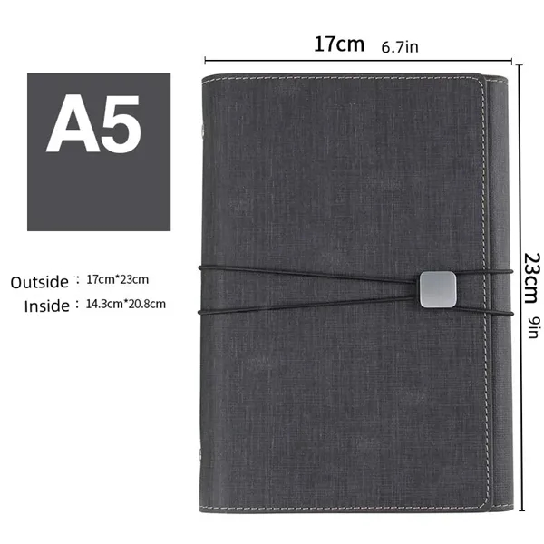 A5 Leather Notepad - A5 Leather Notepad - Image 5 of 5