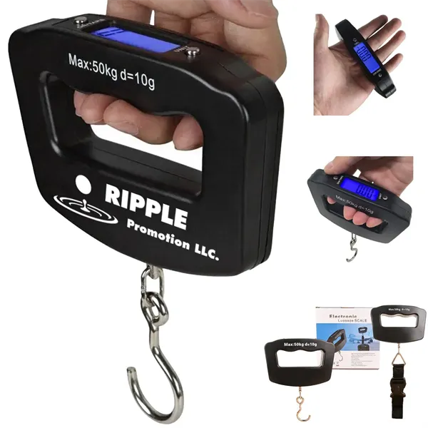 Portable Luggage Scale LCD Electronic Travel Digital Weighs - Portable Luggage Scale LCD Electronic Travel Digital Weighs - Image 0 of 8