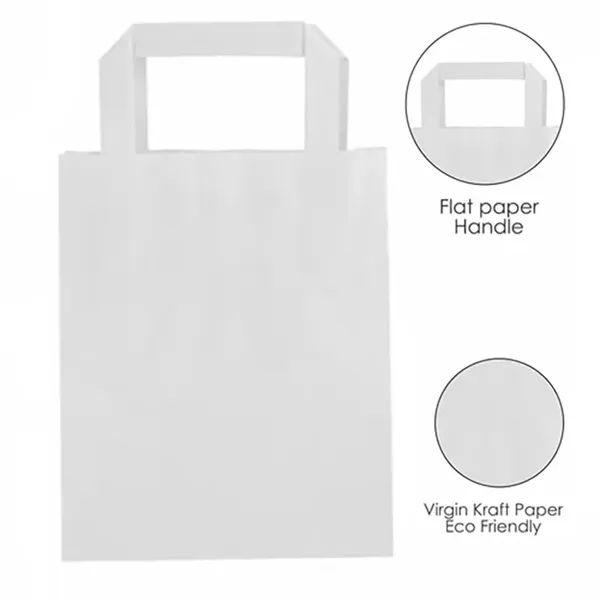 7 X 9 Inch Custom Paper Shopping Bag With Handles - 7 X 9 Inch Custom Paper Shopping Bag With Handles - Image 0 of 0