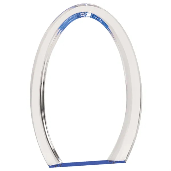 8" Radiant Halo Oval Acrylic Award - 8" Radiant Halo Oval Acrylic Award - Image 1 of 2