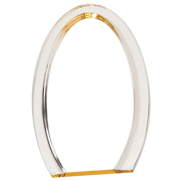 8" Radiant Halo Oval Acrylic Award - 8" Radiant Halo Oval Acrylic Award - Image 2 of 2