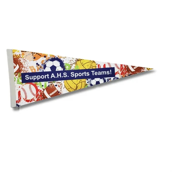 9"x24" Felt Pennant Dye Sublimated (Domestically Decorated) - 9"x24" Felt Pennant Dye Sublimated (Domestically Decorated) - Image 0 of 0