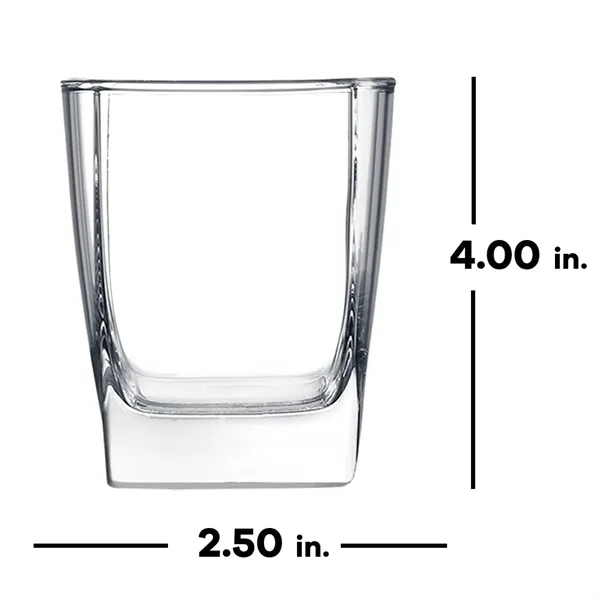 Polar Camel 12 oz. Square Double Old Fashioned Glass - Polar Camel 12 oz. Square Double Old Fashioned Glass - Image 2 of 2