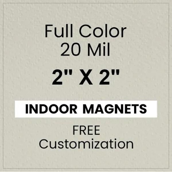 Magnet - 2" x 2" - Square Corners - Magnet - 2" x 2" - Square Corners - Image 0 of 2