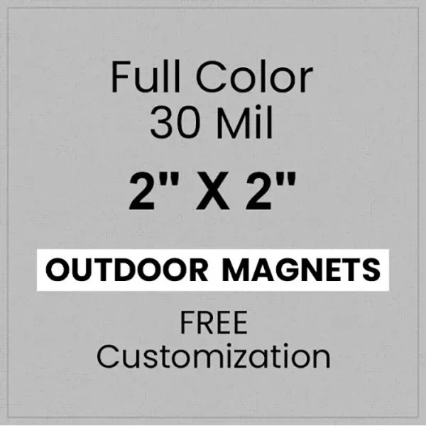 Magnet - 2" x 2" - Square Corners - Magnet - 2" x 2" - Square Corners - Image 2 of 2