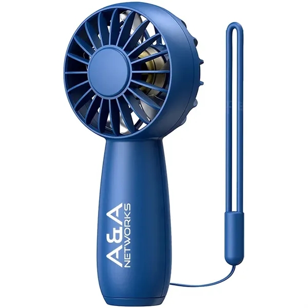 Portable Handheld Fan with Lanyard - Portable Handheld Fan with Lanyard - Image 1 of 4
