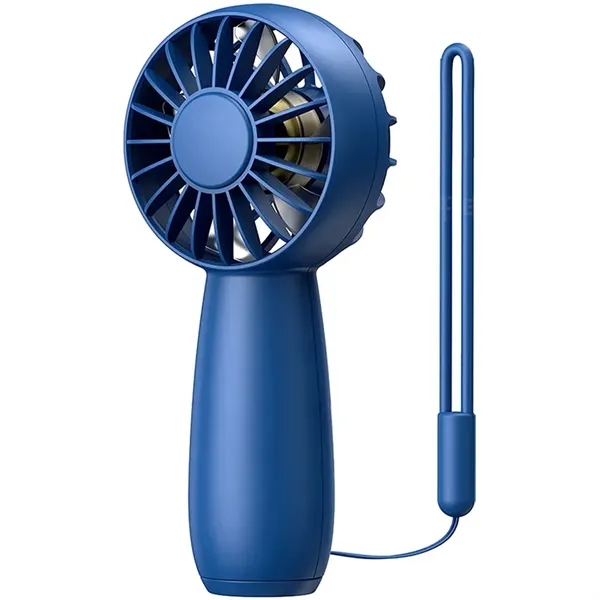 Portable Handheld Fan with Lanyard - Portable Handheld Fan with Lanyard - Image 2 of 4