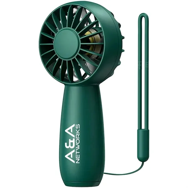 Portable Handheld Fan with Lanyard - Portable Handheld Fan with Lanyard - Image 3 of 4