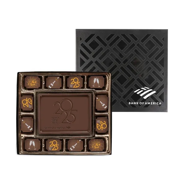 Small Custom Chocolate Delight Gift Box - Small Custom Chocolate Delight Gift Box - Image 2 of 3