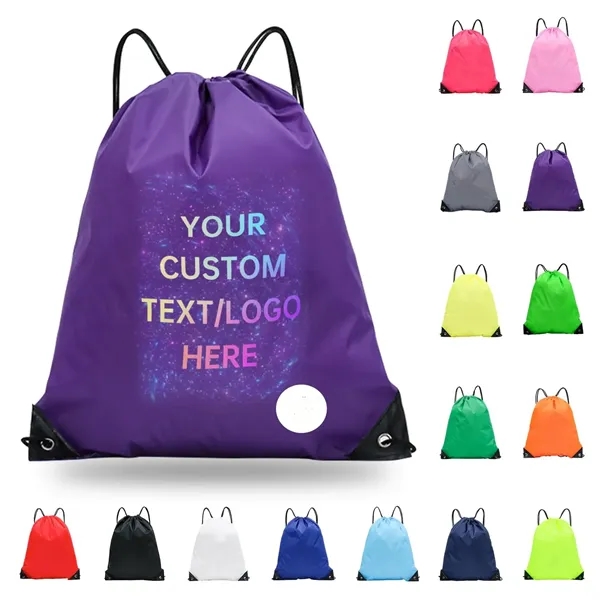 Promotional Drawstring Sportpack - Promotional Drawstring Sportpack - Image 6 of 12