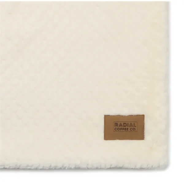 Custom Luxe Nordic Recycled Polyester Throw Blanket
